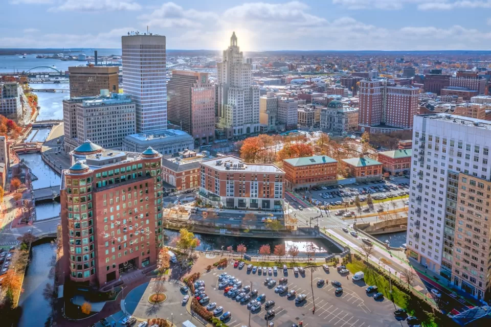 Downtown Providence, Rhode Island.